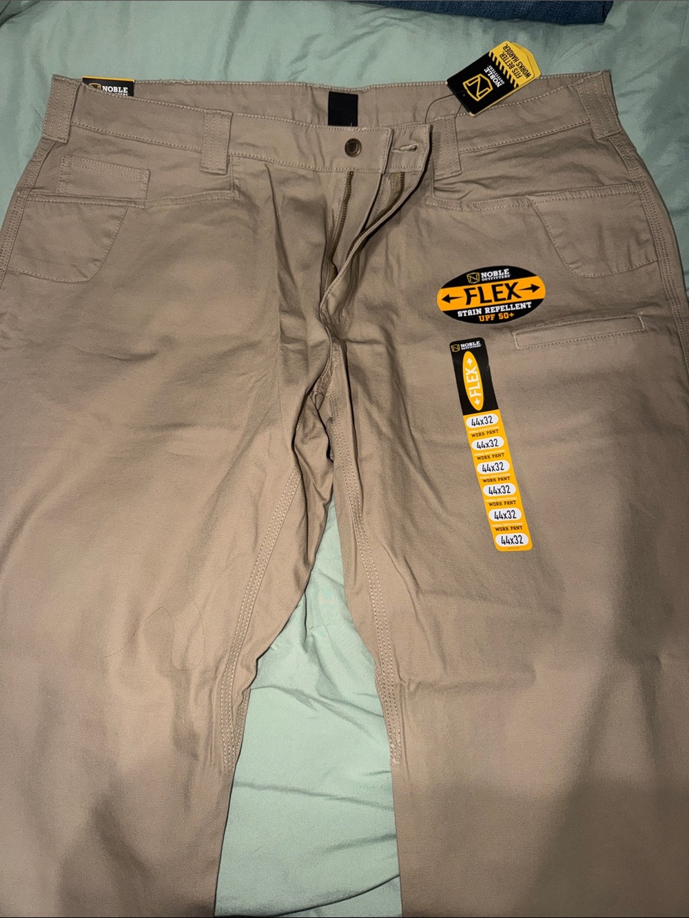 Noble Outfitters Flex Stretch Men's Chino Pants in Tan